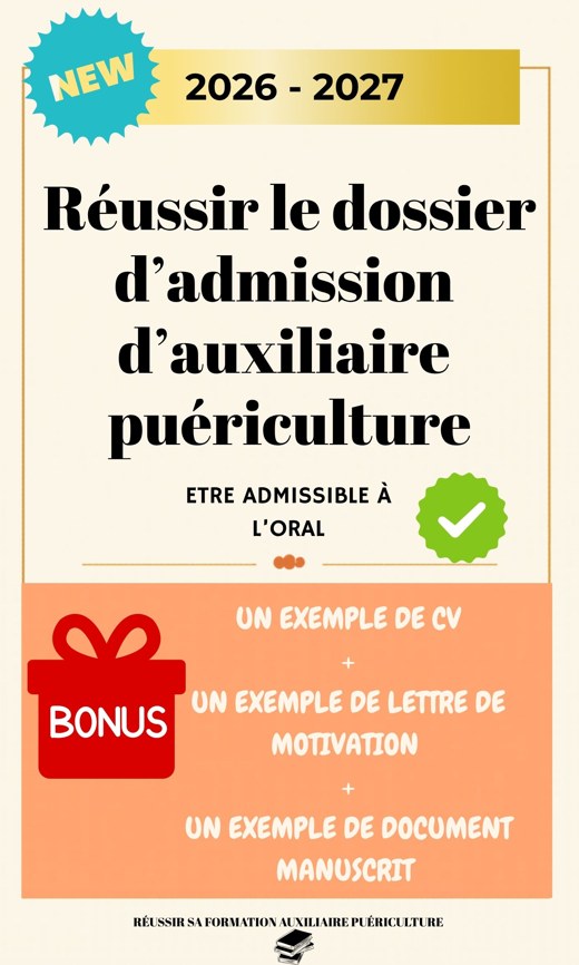 Réussir son dossier d'admission d'auxiliaire de puériculture
