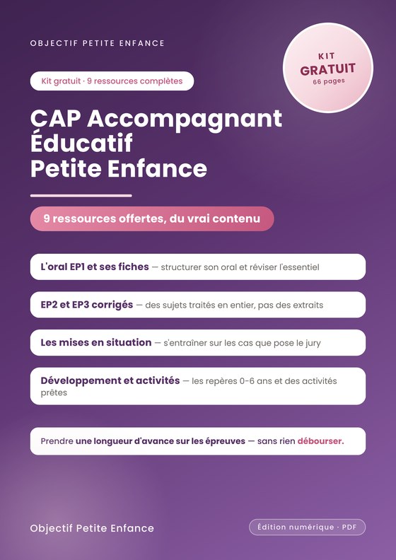 Couverture du Kit Découverte CAP AEPE